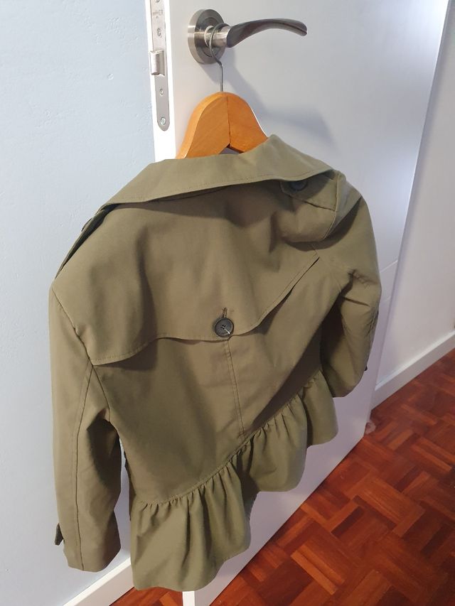 Cazadora ONLY verde de mujer