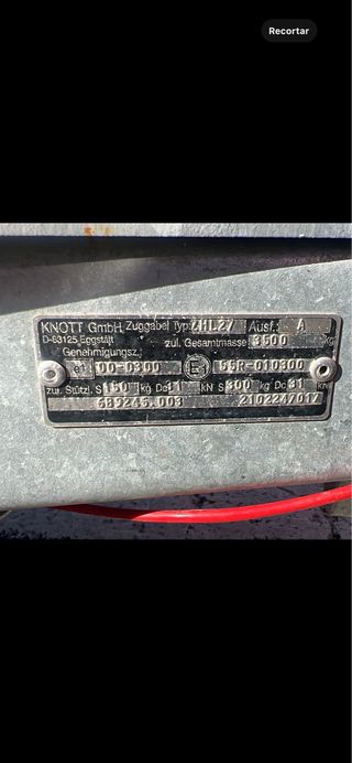 Plataforma porta coches 6 metros 3.500kg