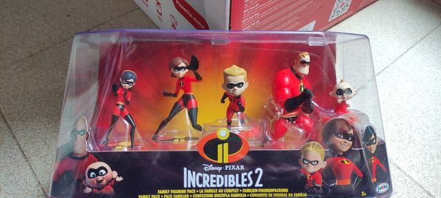 Set 5 figuras de  Los Increíbles