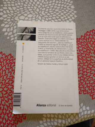¿Qué es metafísica?: Seguido de «Epílogo a "¿Qué es metafísica?"» e «Introducción a "¿Qué es metafísica?"» (Spanish Edition)