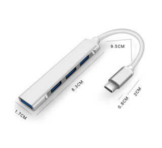 MultiHUB USB tipo C 3.0 y 3.1, Lenovo, Xiaomi, Macbook Pro, Air, Portátil, Nuevo