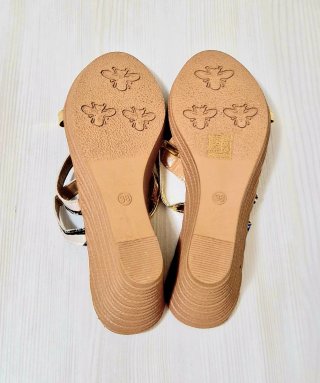 Sandalias Pop Art Multicolor Nuevas Talla 38
