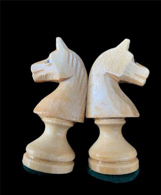 Scacchi Qurfurter in legno di acero Anni 70” Nuovi