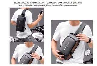 BOLSA BANDOLERA IMPERMEABLE MOTORISTA