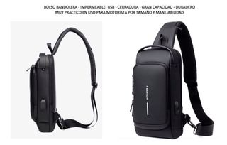 BOLSA BANDOLERA IMPERMEABLE MOTORISTA