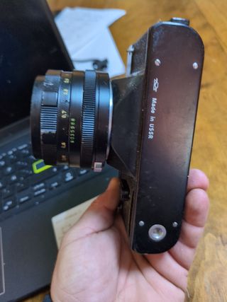 Cámara zenit en y objetivo