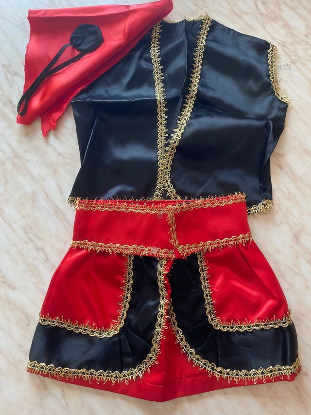 vestito carnevale bambina pirata