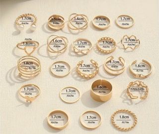 Pack de 11 anillos