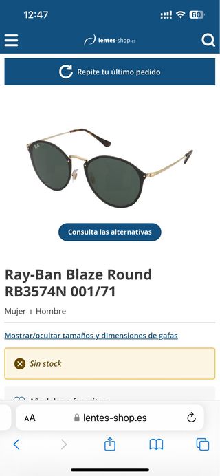 Gafas de sol NUEVAS RAYBAN