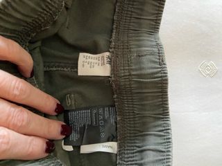 Pantalon cargo niño verde militar