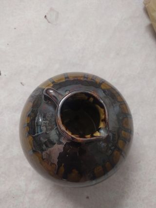 Jarron artesanal para lampara