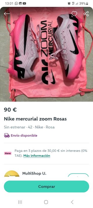 Botas nike (talla45)