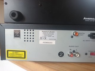 American Audio MCD-510 reproductor dual de Segunda mano por 20 EUR