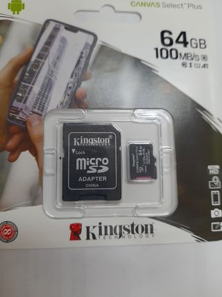 Tarjeta de memoria 64Gb