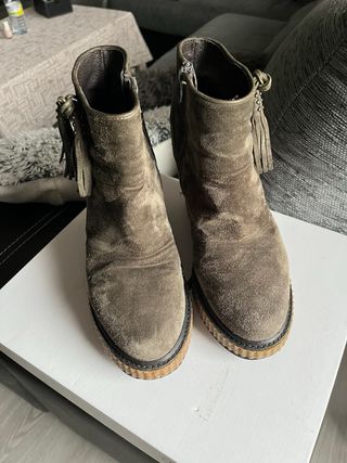 Botines de cuña