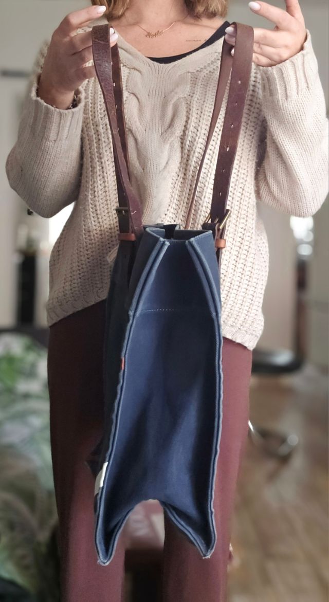 The Bridge borsa tela e pelle