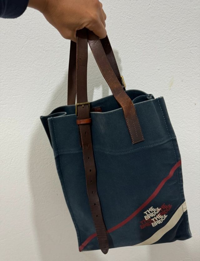 The Bridge borsa tela e pelle