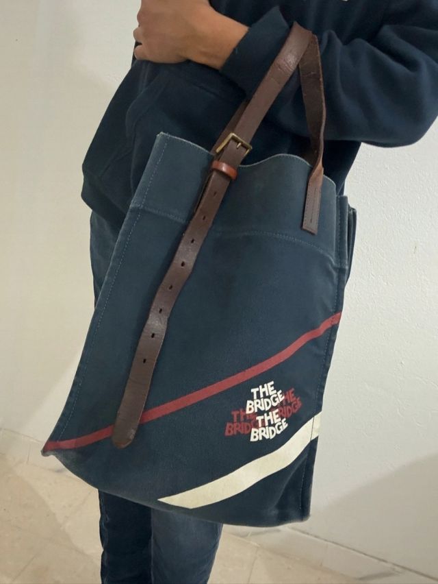 The Bridge borsa tela e pelle