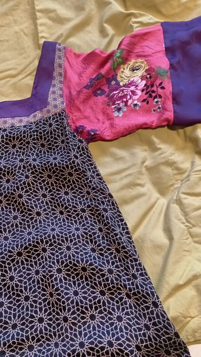 Vestido estilo oriental. Mango