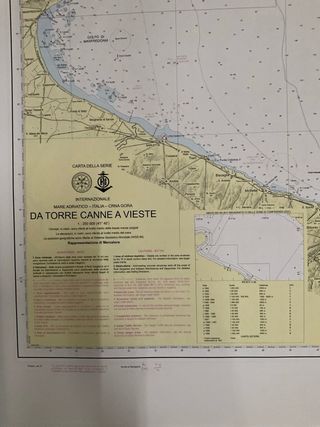 9 x cartas náuticas mare mediterraneo