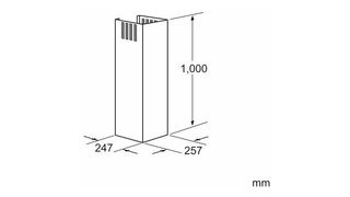 Prolongación Tubo chimenea Bosch