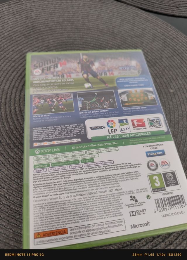 Fifa 14 Xbox360 Nuevo precintado