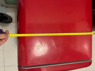 Mini nevera estilo  vintage roja