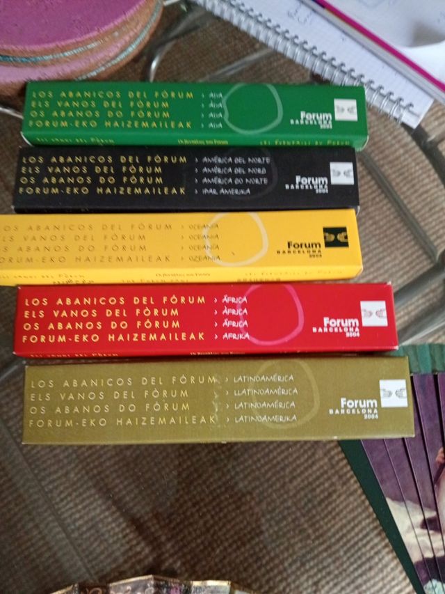 Pack  5Abanicos  forum Barcelona