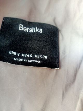 🤍Chaqueta Acolcha Bershka Gris T-S