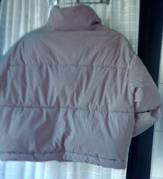 🤍Chaqueta Acolcha Bershka Gris T-S
