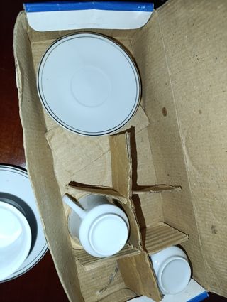 Juego de café de porcelana vintage