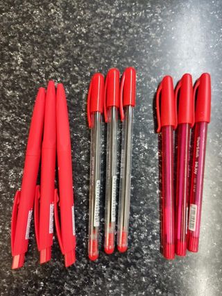 Bolígrafo rojo