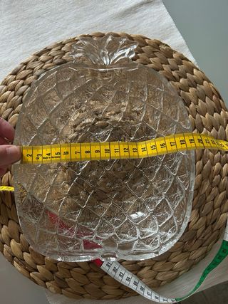 Ciotola in vetro ananas