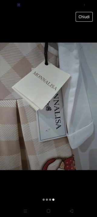 Completo abito Monnalisa18-24 mesi nuovo