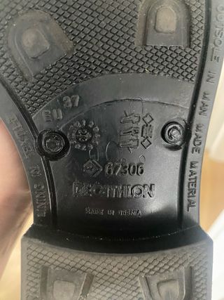 Botas equitación/agua talla 37