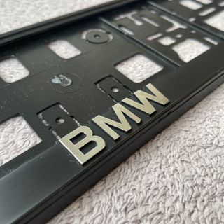 Portamatricula BMW en 3D