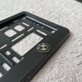 Portamatricula BMW en 3D