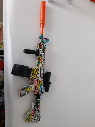 Pistola bolas de agua eléctrica