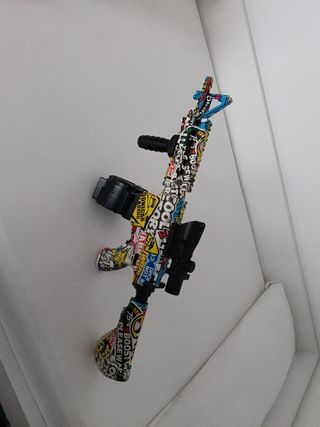 Pistola bolas de agua eléctrica