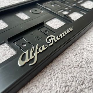 Portamatricula ALFA ROMEO en 3D