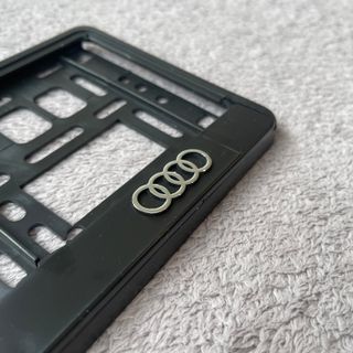 Portamatricula AUDI SLINE en 3D