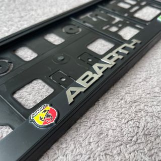 Portamatricula ABARTH en 3D