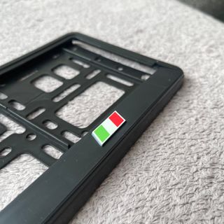 Portamatricula ABARTH en 3D