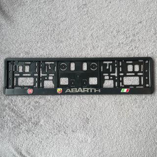 Portamatricula ABARTH en 3D