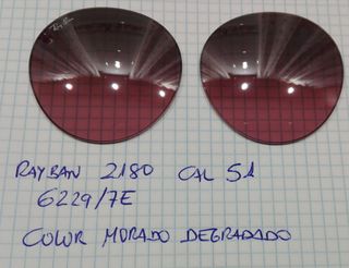 Lentes cristales Ray Ban 2180 MORADO DEG. CAL 51