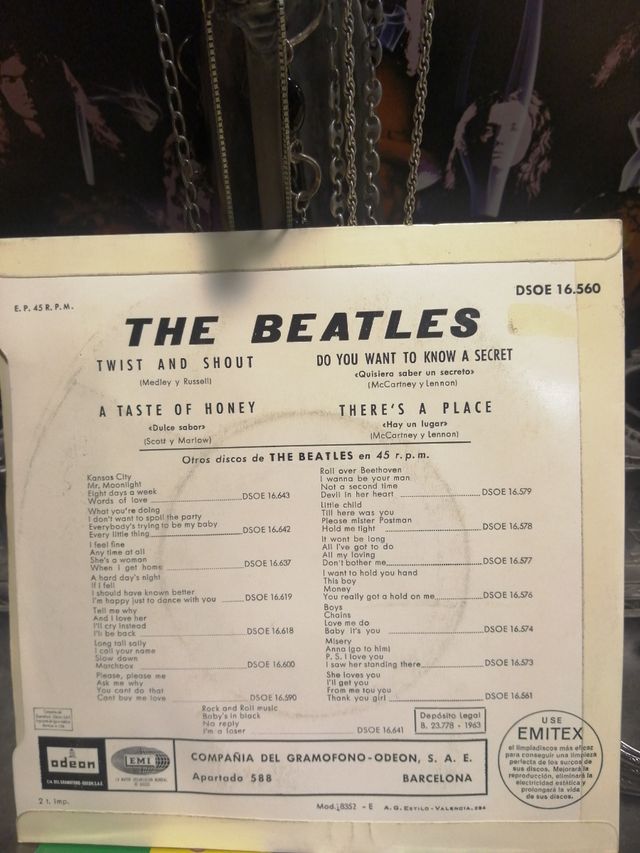 Doppio singolo dei Beatles twist and shout ref.