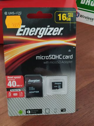 Auriculares inalámbricos + tarjeta Micro SD 16