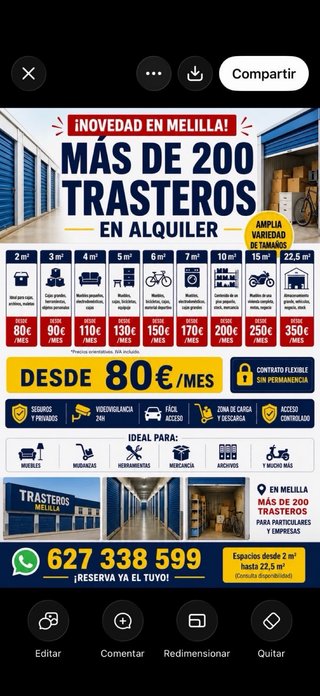 Trasteros y garages
