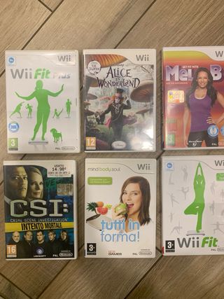 Lotto giochi WII in forma e spionaggio