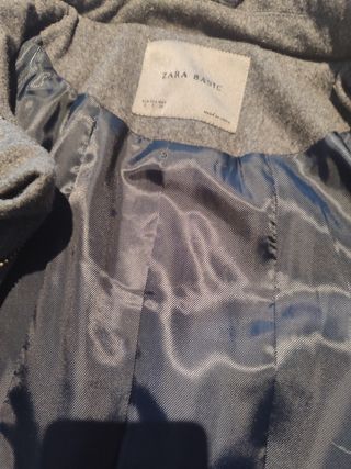 Abrigo Gris Talla S.
